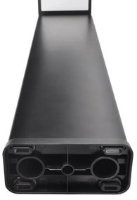 Lampă LED solară cu senzor Solight WO7202 PALERMO LED/5W/2000mAh IP54 negru