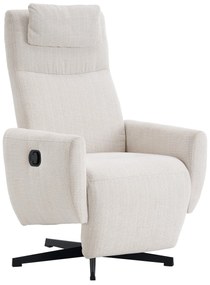 Fotoliu confortabil cu funcție de relaxare, Bej | Aosom Romania