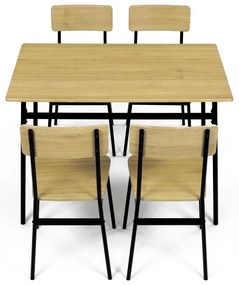 Set mobilier sufragerie Anasagasti 2 (stejar sălbatic) (pentru 4 persoane). 1120646