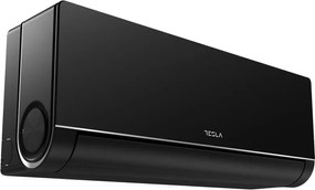 Aparat de aer conditionat cu invertor si difuzor de aroma Tesla TT35TPPB-1232IHWAM, 12000 BTU, 35 m², A+++, 8 viteze, Wi-Fi, Algoritm AI, sterilizare UVC, flux 3D, Negru