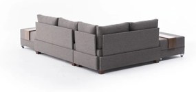 Coltar Extensibil Fly Corner Sofa Bed Left, Gri