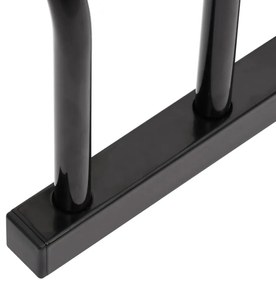 Suport de biciclete, pentru 4 biciclete, negru, otel