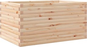 vidaXL Jardinieră de grădină, 90x60x45,5 cm, lemn masiv de pin