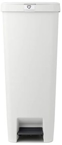 Coș cu pedală Brabantia StepUp 1005556, 40 L, Materiale ecologice, Deschidere mare, Gri deschis