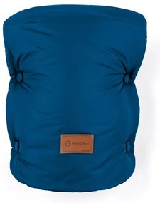 PETITE&MARS - Set sac de iarnă 3în1 JIBOT + mânuși cărucior albastru