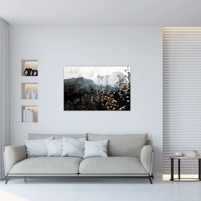 Tablou - Ilustrație de flori sălbatice (90x60 cm)