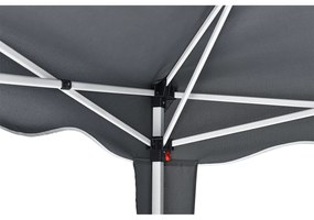Pavilion pliabil "Vivara" 3 x 3 m gri, cu ambalaj pentru transport