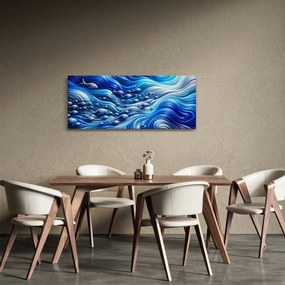 Tablou – Pești în valuri (120x50 cm)