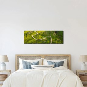 Tablou - Platoul Meadow (cu ceas) (90x30 cm)