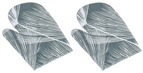 Mănușă de bucătărie Bellatex Puf gri, 28 x 18 cm, 2 buc