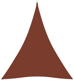 Parasolar, caramiziu, 3x4x4m, tesatura oxford, triunghiular Terracota, 3 x 4 x 4 m