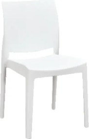 SET 4 SCAUNE PASTELLO - POLIPROPILENA - HORECA - ALB