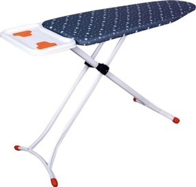 Masa de calcat Premium Harbinger® Starboard, Pentru fier si statie de calcat, Suprafata 46X126 cm, Inaltime 80-105 cm, Multicolor