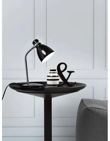 Lampă de masă Nordlux CYCLONE 1xE14/15W/230V negru