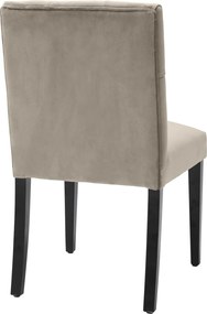 Scaun design elegant LUX Atena, catifea gri 113840 HZ