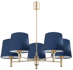 Candelabru modern design elegant PONTE 5L bleumarin