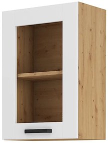 Dulap superior de bucătărie Lucid 40 GS 72 1F (stejar artisan + alb). 1040989