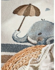 Covor pentru copii crem 120x170 cm Walk like an Elephant Rainy Party – Villeroy&amp;Boch