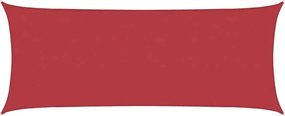 vidaXL Pânză parasolar, roșu, 2x4,5 m, HDPE, 160 g/m²
