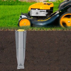 Uscător de rufe argintiu pentru grădină 50 m Lift-o-Matic Advance – Brabantia