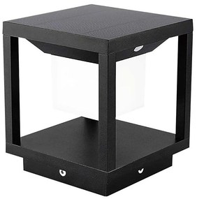 LED lampă solară cu senzor LED/2W/5,5V 3000K IP65 2600 mAh negru