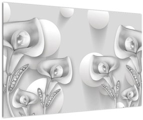 Tablou -Design flori (90x60 cm)