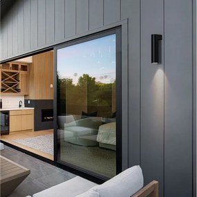Aplica exterior cu iluminat jos LED IP65 LUSY antracit