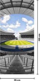 Fototapet pentru ușă - Stadionul de fotbal (95x205cm)
