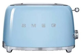 Prajitor de paine Smeg TSF01PBEU, 950 W, albastru, retro