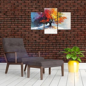 Tablou - Copac multicolor (90x60 cm)