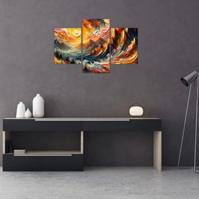 Tablou - Munte acoperit de soare (90x60 cm)