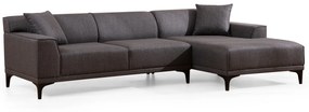 Canapea de colț Petra R Corner - Anthracite