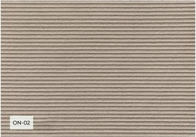 Fotoliu bej cu tapițerie din catifea reiată Lofty Lilly – Miuform