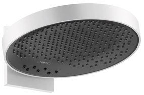 Palarie cu brat de dus Hansgrohe Rainfinity 360 alb mat 3 functii