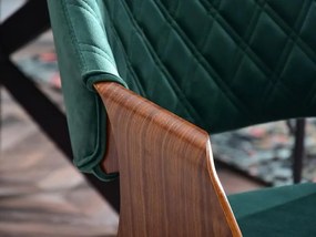 Scaun Rolf K (verde + negru). 1111259