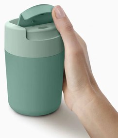 Thermos Joseph Joseph Sipp 81122, Capac de etansare, 340 ml, Fara BPA, Verde
