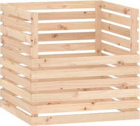 vidaXL Compostor, 80x80x78 cm, lemn masiv de pin