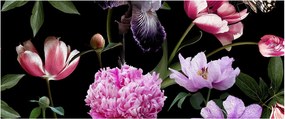 Tablou - Ilustrație de flori (120x50 cm)