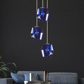 Lustra cu 3 pendule design LUX NIGHT SKY 08-CH