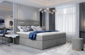 Pat lemn masiv BoxSpring Vivre 180x200 - Paros 02