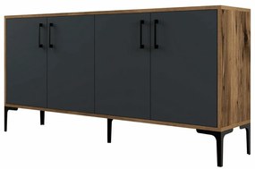 Dulap Kieve Walnut and Anthracite