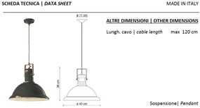 Lustra design retro realizata manual din ceramica INDUSTRIAL