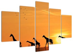 Tablou modern - girafe (150x105cm)