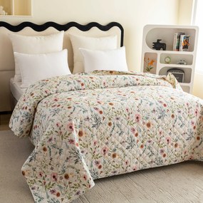 Cuvertura de pat HERBALIS crem Dimensiune: 220 x 240 cm