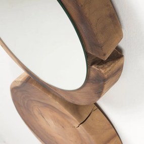 Oglinda decorativa din lemn design rustic ENKEL AA1015M46 JG