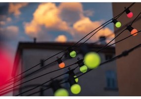 Lanț LED RGB decorativ de exterior 20xG45 10m IP44 Wi-Fi Twinkly TWF020STP-BEU