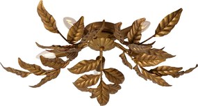 Plafoniera vintage aur antic 5 lumini - Linden