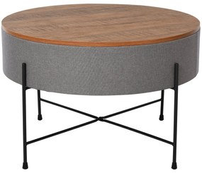 HOMCOM masuta cafea, rotunda, stil industrial, Ф60 x 40cm | AOSOM RO