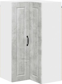 vidaXL Dulap de bucătărie Gri din beton 57 x 57 x 100 cm Lemn compozit