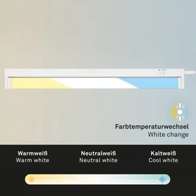 Brilo - Lampă LED sub dulap LED/6W/230V 2700/4000/6500K 54,5 cm albă